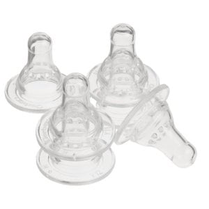 Gerber First Essential 12 Pack Silicone Nipples, Medium Flow