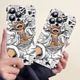 thumbnail image 4 of Funda de teléfono Anime One Piece Luffy, carcasa protectora para iPhone 11, 12, 13, 14, Nika Luffy Gear 5, láser degradado, regalo, 4 of 4