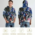 thumbnail image 6 of Mobile Suit Gundam Hoodie 3D Print Pullover Hooded Long Sleeve Sweatshirts Tops Blouse with Pocket for Mens Womens, 6 of 8