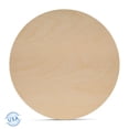 thumbnail image 1 of Wood Circles 15 inch, 1/8 Inch Thick, Birch Plywood Discs, Pack of 25 Unfinished Wood Circles for Crafts, Wood Rounds by Woodpeckers, 1 of 6