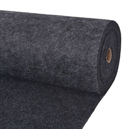 vidaXL Exhibition Carpet Rib 78.7"x590.6" Anthracite