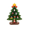 thumbnail image 1 of Christmas DIY Wooden Tree Desktop Decoration Handmade Holiday Ornament Kids Craft Festive Home, 1 of 7