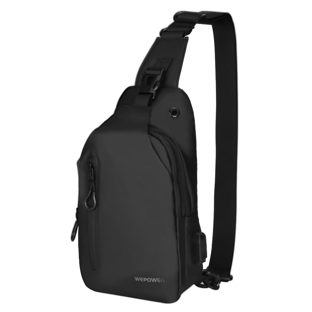 Mens Travel Shoulder Day Pack Retro Messenger Sports Bag Grey Orange SALE 