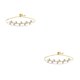 thumbnail image 1 of Pulseras de circón de rama de sauce Jumpingount Tipo de cremallera 2Conjunto Oro, 1 of 6