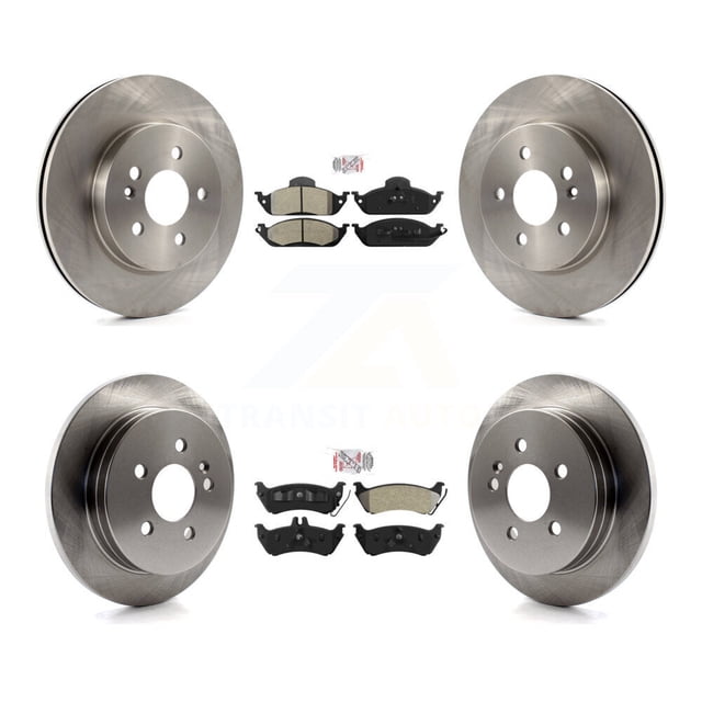 Transit Auto Front Rear Semi-Metallic Pads and Disc Brake Rotors Kit for Car Mercedes-Benz ML320 ML350 ML430 K8A-101891