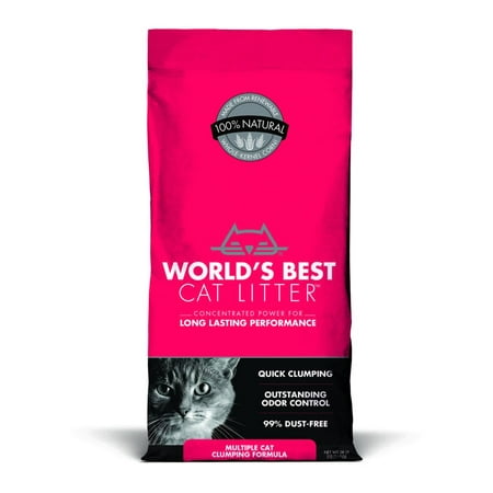 World's Best Cat Litter Multiple Cat Clumping Litter, (Best Cheap Clumping Cat Litter)
