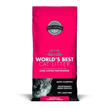 UPC: 0322591006125 | World s Best Cat Litter Multiple Cat Clumping Litter  28-lb