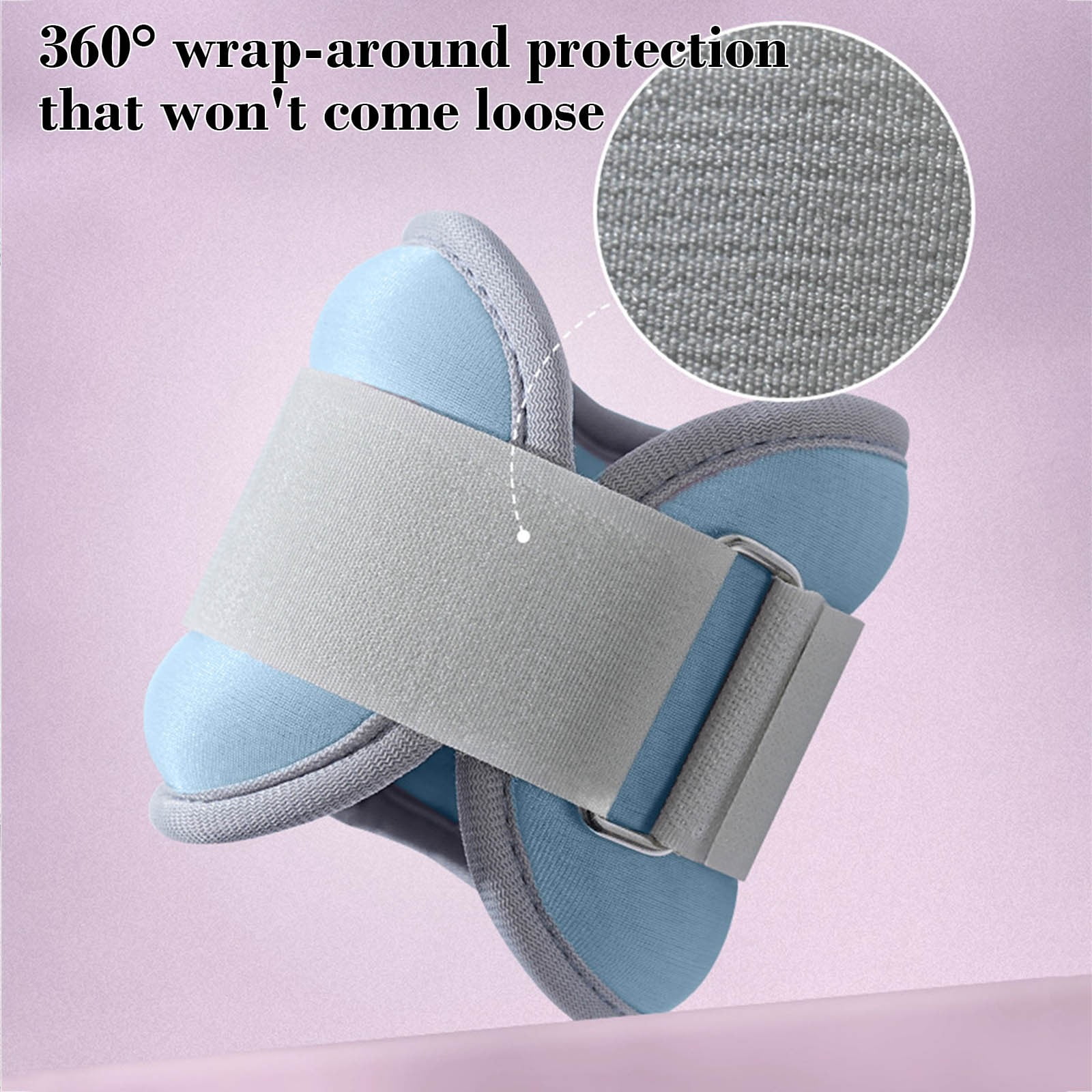 Horivan Adjustable Ankle Weights for Women Men, Steel Grit Filled Leg Wrist Weights for Running, Dance, Strength Training, Home Gym Fitness Equipment, Secure Strap Exercise Sandbags
