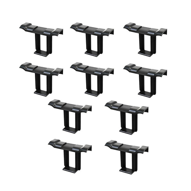 10 clips de drenaje para paneles solares, clips de limpieza para marcos de techo y módulos fotovoltaicos. 45mm