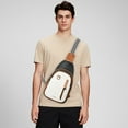 thumbnail image 3 of 7L Sling Bag for Women & Men, Leather Anti-Theft Crossbody Backpack, Small Daypack Fanny Pack for Travel, Hiking, and Work, 3 of 9