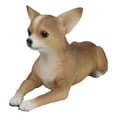 thumbnail image 5 of Realistic Shorthair Deer Head Chihuahua Dog Figurine With Glass Eyes 11"Long, 5 of 9
