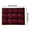 Red, variant on WNFJR Flocked Christmas Ball Ornaments, Dark Velvet Decorative Balls, 8cm Christmas Tree Decorations, Multipurpose Festive Spheres