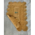thumbnail image 5 of Uma Creations Scalloped with Natural Outlines Natural Scallop Jute Braided Area Rug Sizes Available : 2’x3’ to 8’x10’, 5 of 5