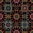 thumbnail image 3 of 4pcs Cross-Stitch Embroidered Plain Cloth Handmade Needlework Aida Fabric for DIY Use Black (Black）, 3 of 7