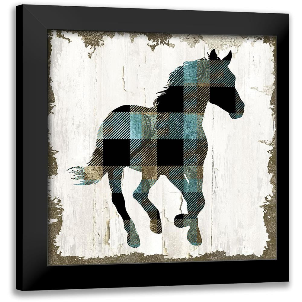 Sommers Mindy 12x12 Black Modern Framed Museum Art Print Titled - Horse