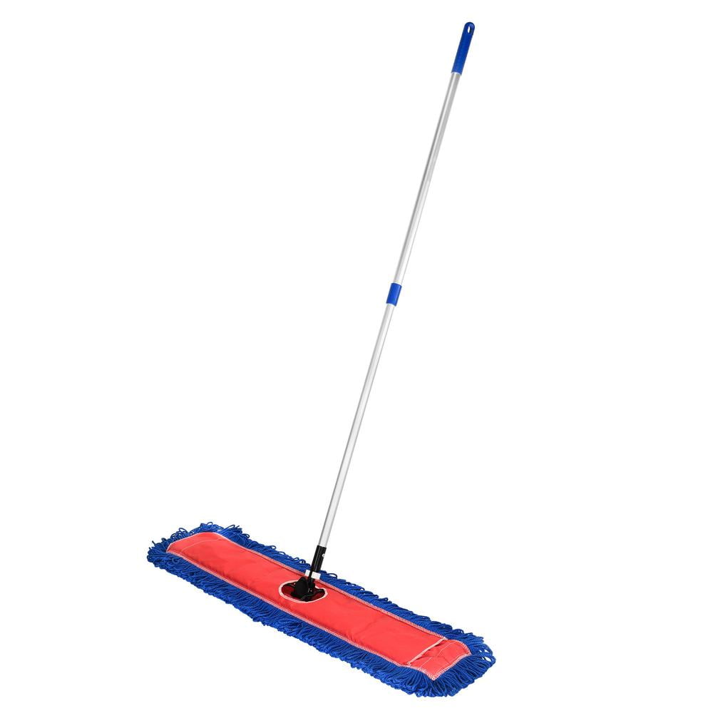 Alpine Industries 48" Microfiber Wet Dry Dust Mop Set With Telescopic