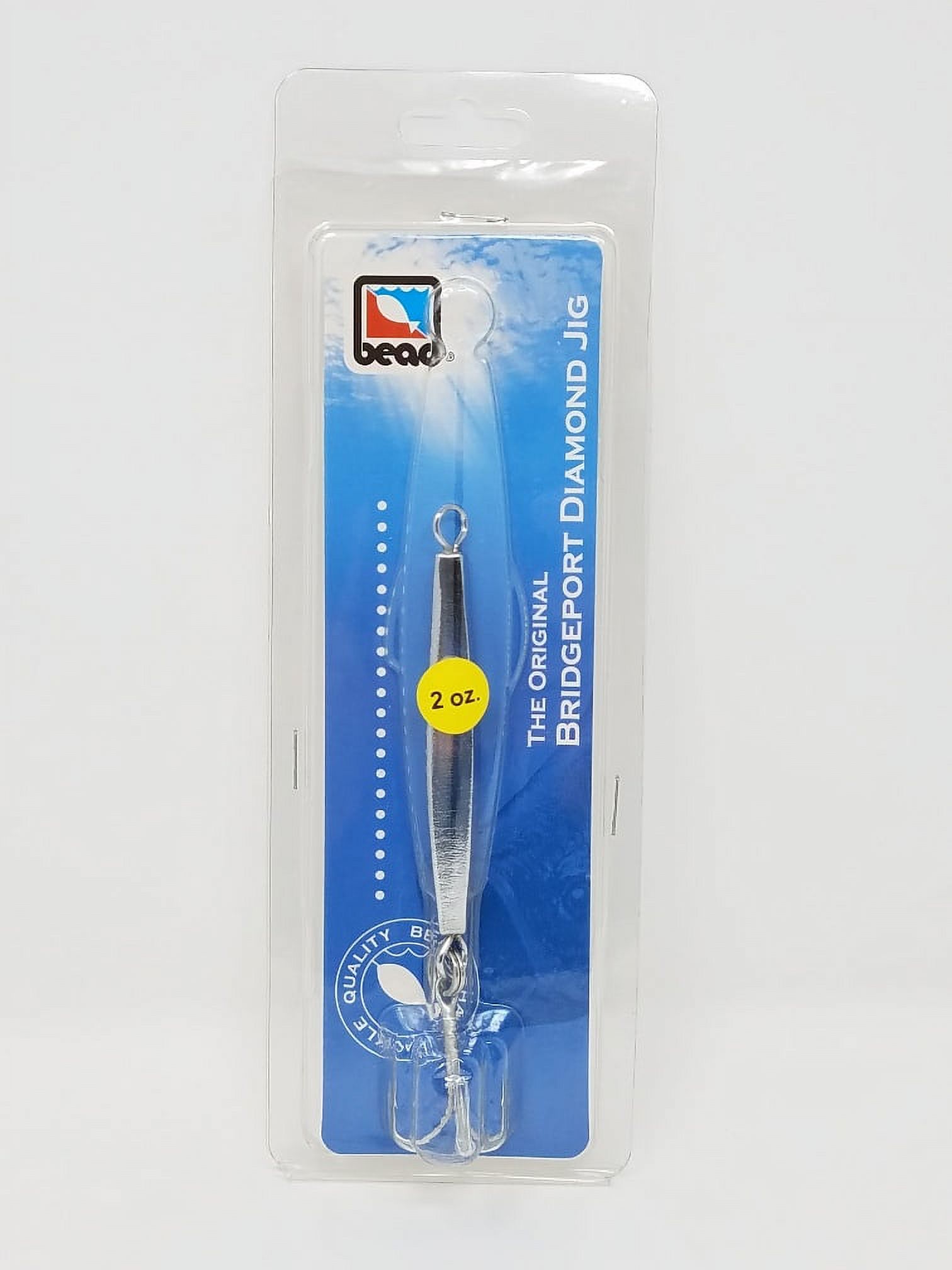 Bead Bridgeport Diamond Jig with Treble Hook, 2 oz., D23 Fishing Jig