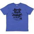 thumbnail image 3 of Inktastic Myrtle Beach is My Happy Place with Palm Trees Youth T-Shirt, 3 of 5