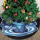 thumbnail image 3 of Falda para árbol de Navidad con puntadas, suave y divertida, decoración navideña de granja con cuello para árbol de Navidad de 36", 3 of 4
