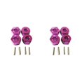 thumbnail image 2 of maskred 4pcs/set 5MM en Alliage d'Aluminium Roue Adaptateur Support pour 1/10 AXIAL SCX10 Durable en Alliage d'Aluminium Roue Adaptateur Violet 2Set, 2 of 6