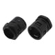 thumbnail image 1 of Glands de cable de 36 mm / PG29 34.5 mm / 1.36" Conector rápido recto de campana de nylon PA6 negro 2 piezas, 1 of 7
