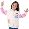 thumbnail image 5 of Bluey And Bingo Varsity Jacket Pink Sizes 2T-10, 5 of 5