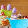 thumbnail image 5 of (4) Easter Printed Basket Set with Handles, 15.82x6.57 in. Plastic Spring-Themed Buckets Party Favors Treats Egg Hunts Container Holiday Baskets Decorative Box Gift Home Organizer Color May Vary, 5 of 7