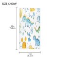 thumbnail image 3 of Single-Sided Print Hand Towel Breathable & Soft Towels Wash Cloth for Workout Running Cute Baby Dinosaur Pattern 30x15 Inch, 3 of 5