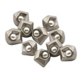 thumbnail image 3 of 10 botones de aleación con vástago para coser, adornos decorativos para chaquetas DIY. Gris-plata, 3 of 9