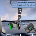 thumbnail image 3 of KOK-Rotato Grip Cell Phone Holder, Rotatogrip Phone Holder, Multifunctional Rearview Mirror Phone Holder, Rear View Mirror Phone Holder, Rearview Mirror Phone Holder for Car (Green)-0514, 3 of 6
