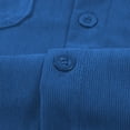 thumbnail image 4 of WIZUTIZ Mens Shirts Western Snap Short Sleeve Tops Casual Two Pockets Corduroy Classic Work T Shirts Solid Dressy Tees, 4 of 5