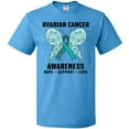thumbnail image 3 of Inktastic Ovarian Cancer Awareness Hope Support and Love T-Shirt, 3 of 5