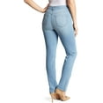 thumbnail image 3 of Gloria Vanderbilt Womens Amanda Classic Straight Leg Jeans, Blue, 4, 3 of 5