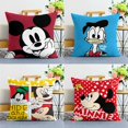 thumbnail image 2 of Funda de almohada de Mickey Mouse de Disney para sala de estar, sofá, oficina, funda de cojín súper suave, decoración para el hogar, dormitorio y habitación, regalo para niños, 2 of 5