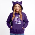 thumbnail image 3 of pop Huntrix Print Cat Ears Hoodie with De-mon Sweatshirt HUNTRX Movie Fashion Streetwear Long Sleeve Print Soft Sweatshirt M, 3 of 4