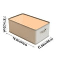 thumbnail image 2 of Clothes Sorting Storage Box Home Foldable Drawer Wardrobe Layered Artifact Fabric Clothing Pants Storage Box, 2 of 5