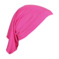 thumbnail image 1 of Gorra de mujer de algodón de seda de alta elasticidad con fondo cilíndrico monocromático, 1 of 5
