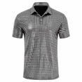 thumbnail image 1 of pstuiky camisetas de hombre, Camisa de manga corta con botones y cuello abatible con purpurina de color liso para hombre camisetas de hombre m, 1 of 5