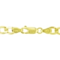 thumbnail image 6 of Nuragold 14k Real Yellow Gold Figaro Link 6.5mm Chain Bracelet (7"-9") Italian Jewelry for Men & Women, 6 of 19