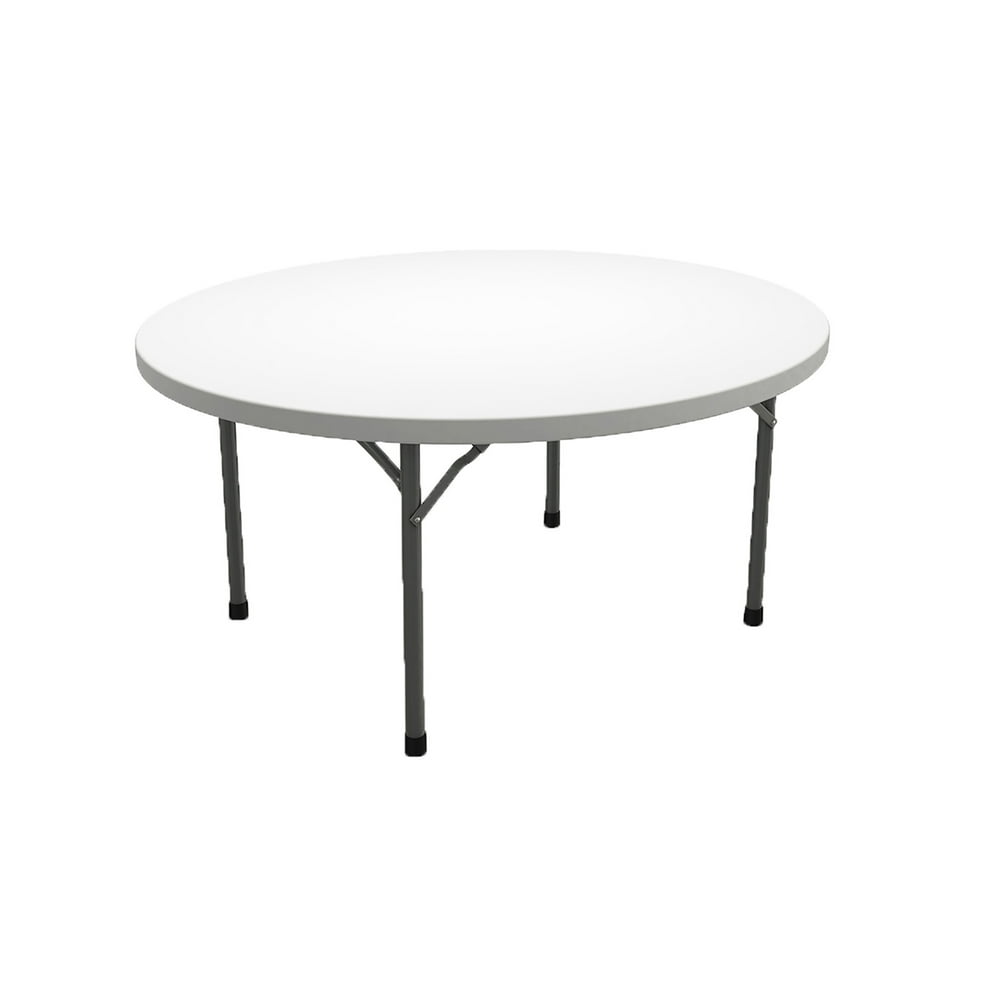 Event Series 60" Round Folding Table White Color