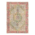 thumbnail image 6 of Unique Loom Chenille Jute Collection Area Rug - Amba (2' x 3' 1" Rectangle Ivory Pink/Navy Blue), 6 of 6