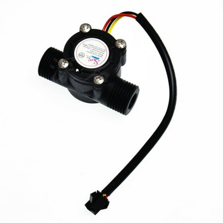 

Shdtesrq 1/2 inch DC 5-18V Water Flow Sensor 1.75MPa Flowmeter Hall Flow Sensor