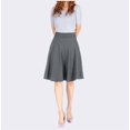 thumbnail image 2 of 2025 Women's High-Waisted A-Line Office Skirt with Pockets - Stretch Yoga Skirt for Work & Weekend, 2 of 13