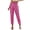 Hot Pink, variant on Casual Pants For Womens Pants Sparkly Pants For Elastic High Waisted Shiny Sequin Trousers Loose Long Pencil