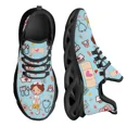 thumbnail image 1 of Zapatos de enfermería blancos para mujer, zapatillas deportivas de malla transpirables con diseño de marca para enfermeras, médicos y atención médica, 1 of 6