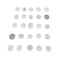 thumbnail image 2 of Abastado Juego de 25 piedras de runas naturales, exquisitas runas talladas, piedras de meditación para oración, adivinación, curación, cristal blanco, 2 of 8