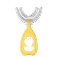 thumbnail image 2 of Children'S U-Shape Toothbrush For 360° Thorough Cleansing,Yellow Manual Toothbrush S, 2 of 9