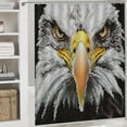 thumbnail image 6 of Orinice Eagle Bathroom Decor Set Colorful Luxurious Graphic Print Polyester Fabric Fashion with Hooks Shower Curtain Set 36x72, 6 of 7