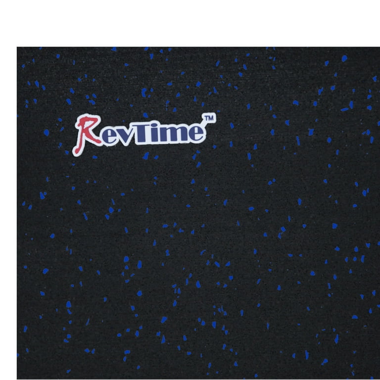 RevTime Rubber Gym Equipment & Weight Mat 6 x 4 Feet, 1/4 Heavy