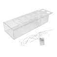 thumbnail image 4 of Flower Vase Flower Container Holder Stand Long Rectangular Floral Flowerpot for Desktop Dining Table 30cmx10cmx6.5cm, 4 of 8
